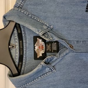 Harley Davidson denim shirt size 2X